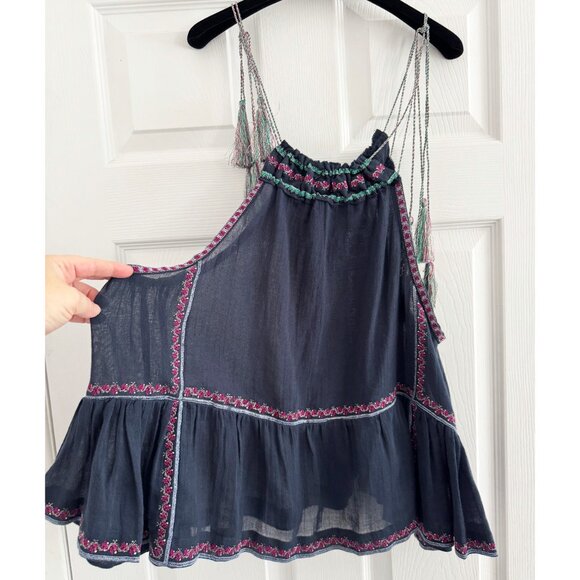 Isabel Marant "Cornelia" Top in Midnight, size 34. Fits XS-M?? - Picture 6 of 10